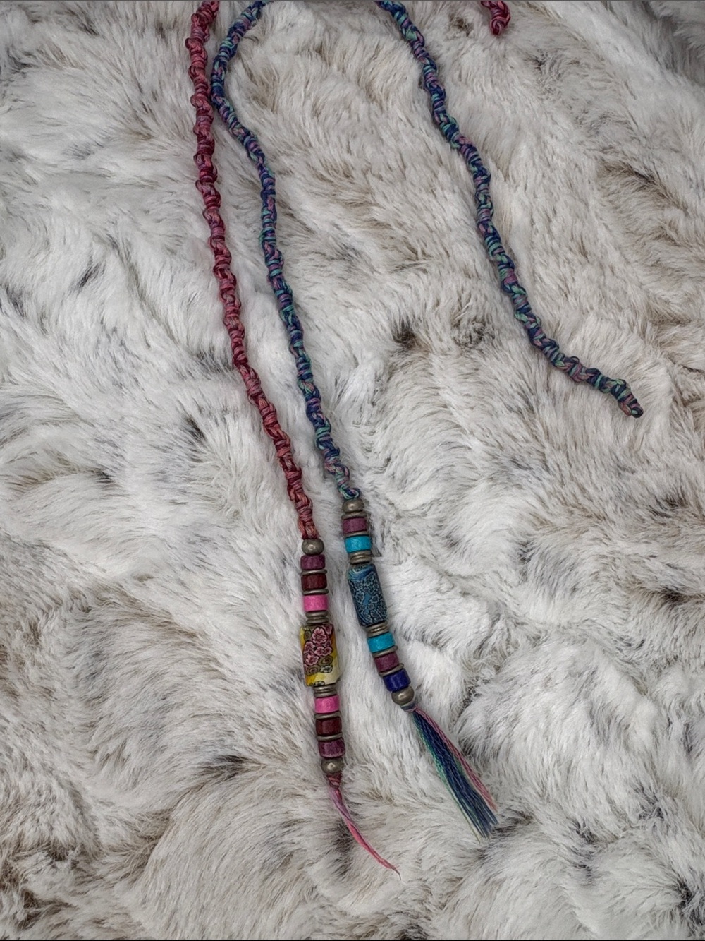 Caribbean Handmade Boho Hair Wraps Beaded Hair Jewelry Braided Accessories Set